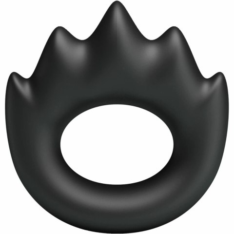Crazy Bull Habert Model 13 silikonowy pierścień regulowany czarny 60x65mm