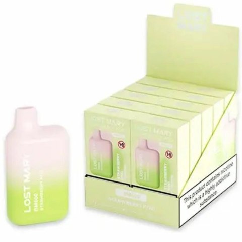 Lost Mary BM600 Vaper Jednorazowy 2% Truskawka Kiwi 600 Zaciągnięć