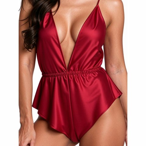 Passion Sensie Body Satynowe Burgund S/M - Elegancja i Komfort