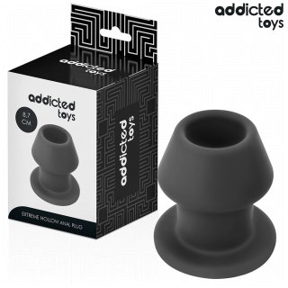 Addicted Toys Extreme Hollow Plug M silikonowy anatomiczny 8,7 cm