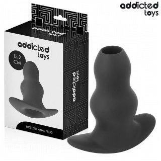 Addicted Toys Hollow Plug XXL 15,2 cm - silikonowy anatomiczny model otwarty