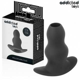 Addicted Toys Korek Hollow S 7,3 cm - silikonowy, pusty, ergonomiczny