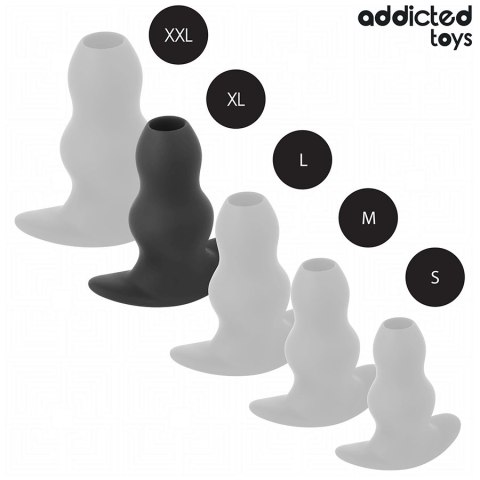 Addicted Toys - Korek anatomiczny pusty XL 13,9 cm silikon medyczny