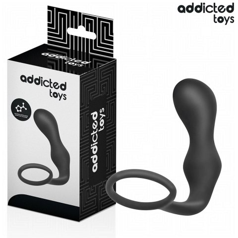 Addicted Toys Model 3 - silikonowy korek analny z uchwytem i pierścieniem