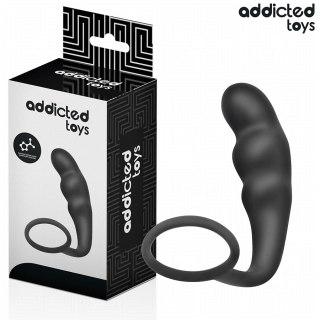 Addicted Toys Model 4 silikonowy korek anatomiczny z pierścieniem 204 mm