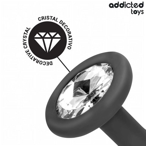 Addicted Toys Zestaw 3 ozdobnych zatyczek kulistych silikonowych