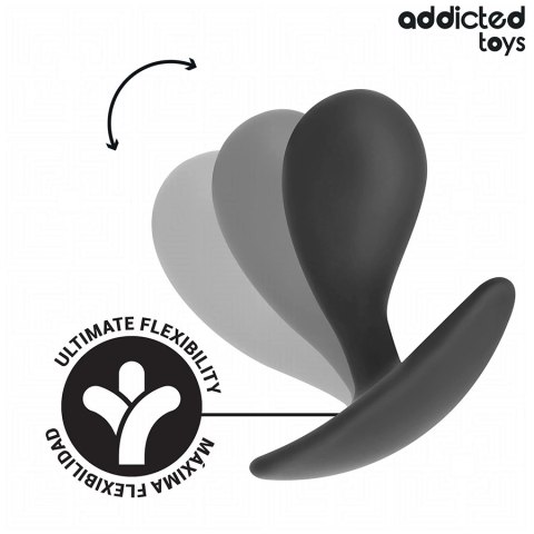 Addicted Toys Zestaw 3 zatyczek analnych silikonowych - rożne rozmiary