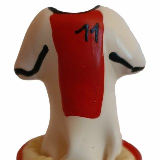 CONDOMERIE Ręcznie malowana koszulka z lateksu z grafiką Ajax