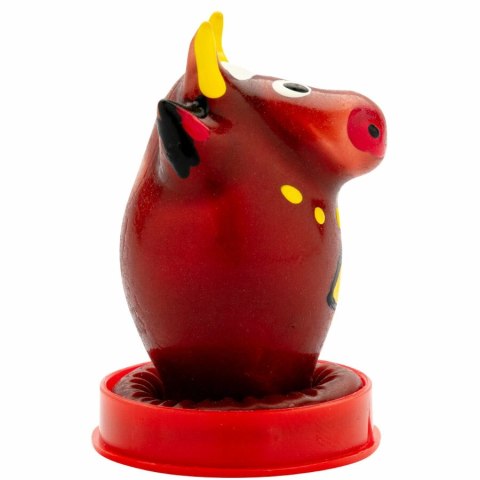 Condomerie Bull Model 1 - Artystyczna prezerwatywa ręcznie malowana