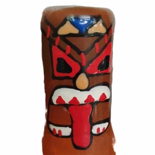 Condomerie Tiki Totem-01 Prezerwatywa Artystyczna Ręcznie Malowana