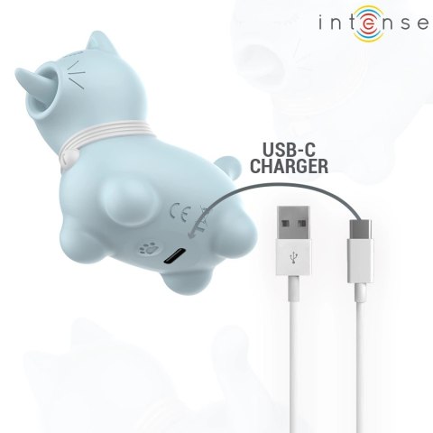 Intense Puppy Blue - Precyzyjny stymulator punktowy USB silikonowy