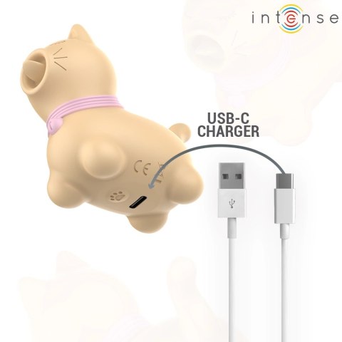 Intense Puppy Model obrotowy masażer punktowy żołty USB