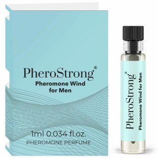PheroStrong Wind for Men - Perfumy z feromonami, świeży zapach, 1 ml