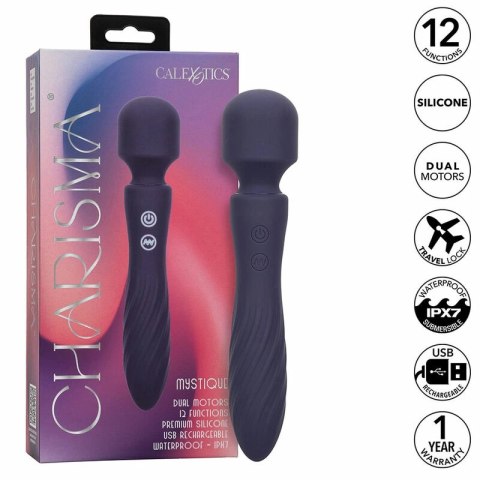 CalExotics Charisma Mystique fioletowy masażer 12 trybow 21,5 cm USB