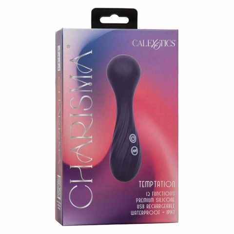 CalExotics Charisma Temptation masażer 12 trybow fioletowy IPX7 USB