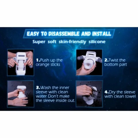 Game Cup Intymna Maszyna Wibrująca z Ogrzewaniem i Uchwyt na Telefon Czarna