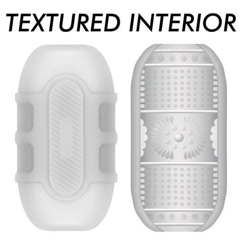 Jamyjob Turbo - Podwojna maszyna intymna z dwoma otworami TPE ABS