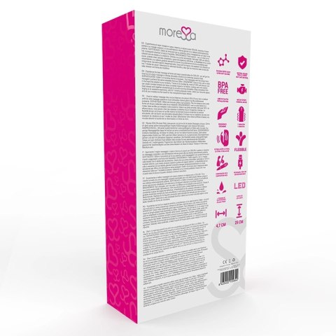 Moressa Odilon Premium - Masażer silikonowy USB, 7 trybow, 25 cm