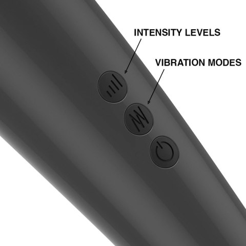 Naomi Wand Super Strong Massager antracytowy, 20 trybow, USB