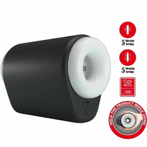 Pretty Love BM-00900T96 Intymna Maszyna z Wibracją 5 Trybow Czarna