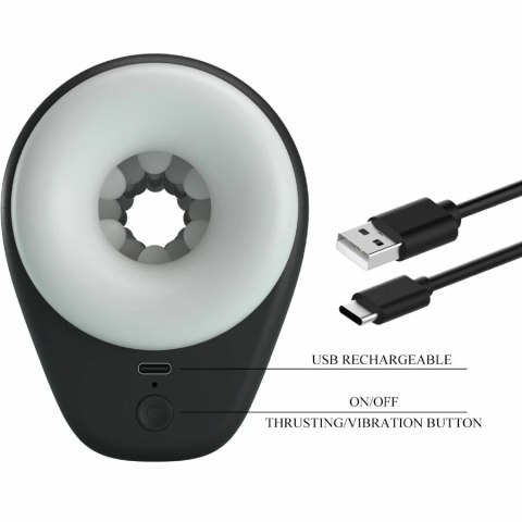 Pretty Love BM-00900T96 Intymna Maszyna z Wibracją 5 Trybow Czarna