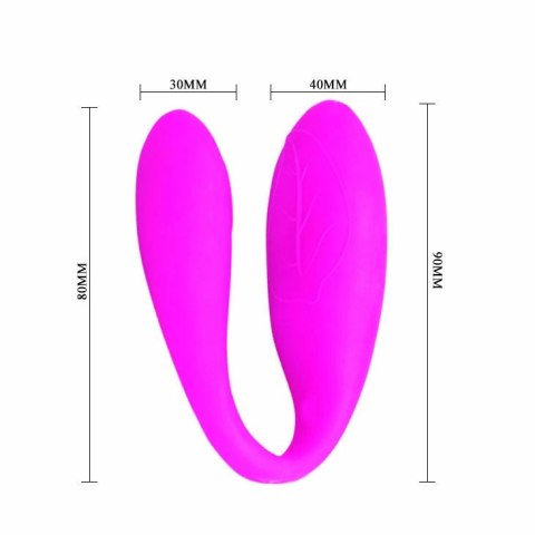 Pretty Love Fascination Liliowy Masażer U-kształtny 30 Trybow Wodoodporny