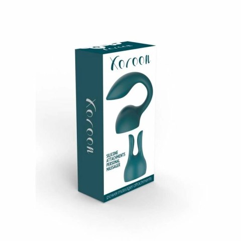 Xocoon - Zielone nakładki silikonowe do masażera, wymienne końcowki