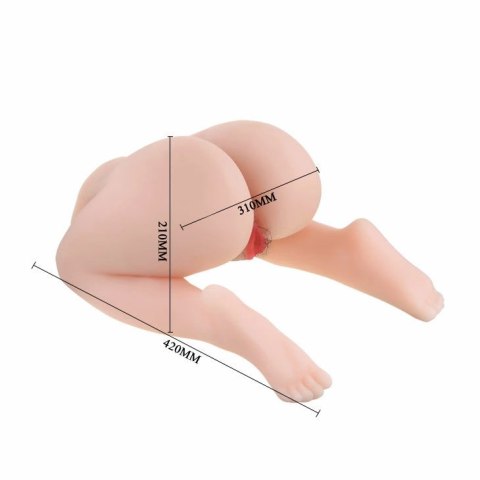 Baile GLOS model 3D - anatomiczna maszyna intymna z wibracjami, 10 kg
