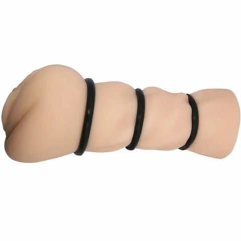 CRAZY BULL Model z Pierścieniami - Intymna Nakładka Anatomiczna Kompaktowa