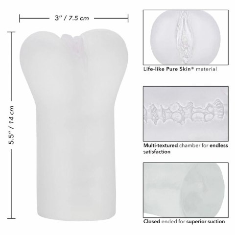 CalExotics Boundless Intymny System Vulva Transparentny 14 cm