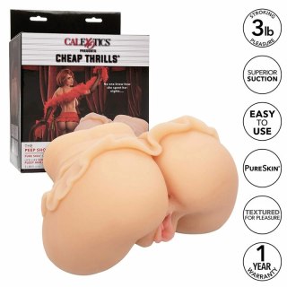 CalExotics Cheap Thrills Peep Show Girl Masturbator model anatomiczny 1,4 kg podwojny