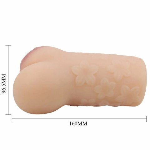 Crazy Bull Scarlet - Masturbator model anatomiczny z teksturą żebrowaną TPR