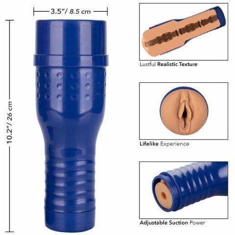 PRIVATE Ginebra Bellucci Masturbator Karmelowy Model Intymny Premium, kompaktowy