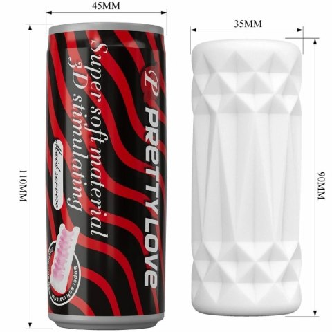 Pretty Love Hedy - Masturbator Biała maszyna intymna z teksturą, wielorazowa