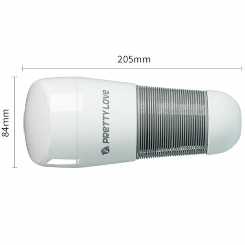 Pretty Love Kitty Biały System Intymny z Teksturowaną Wkładką