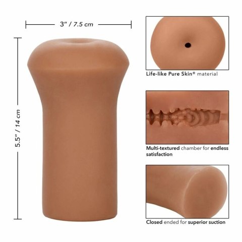 CalExotics Stroker Infinite Caramel - anatomiczny model Pure Skin, 14 cm