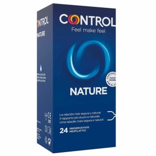 Control Adapta Nature - prezerwatywy naturalne, 24 sztuki, szerokość 57 mm