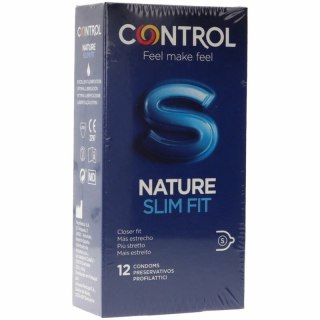 Control Nature Slim Fit 12 szt. - precyzyjne dopasowanie, lateks