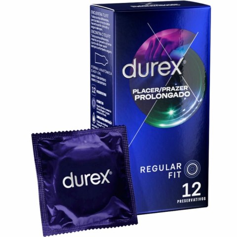 Durex Extended Pleasure 12 szt. - prezerwatywy opoźniające, 56 mm
