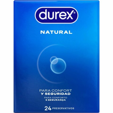 Durex Natural Plus 24 sztuki - ergonomiczne, lateksowe, zapachowe