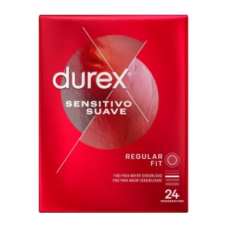 Durex Sensitive Soft 24 szt. - cienkie, komfortowe prezerwatywy Easy-On