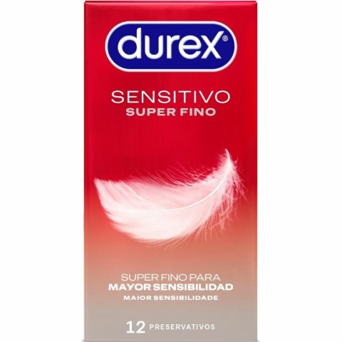 Durex Sensitive Total Contact 12 szt. ultracienkie prezerwatywy Sensi-Fit