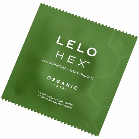 LELO HEX Organic prezerwatywy 12 szt. ekologiczny lateks, struktura HEX