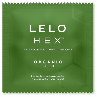 LELO HEX Organic prezerwatywy 36 szt. lateks organiczny, struktura HEX