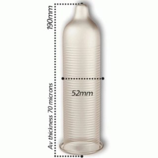 Pasante Cooling Sensation 144 szt. - prezerwatywy chłodzące, prążkowane