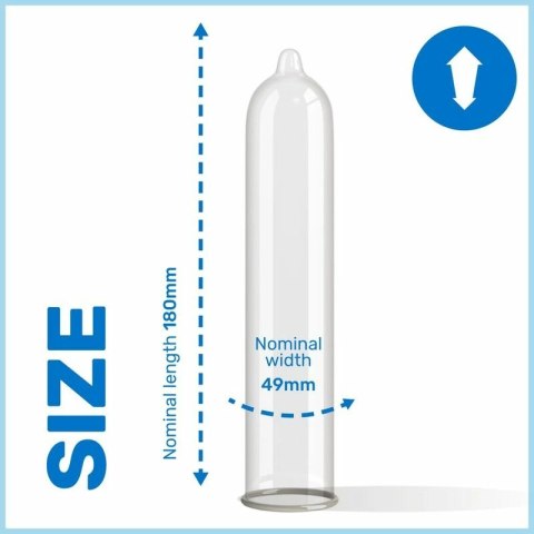 Pasante Trim 3szt - precyzyjne, cienkie osłonki anatomiczne 49 mm