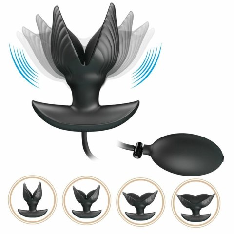 Pretty Love Model Inflatable - Anatomiczna wtyczka z funkcją powiększania, czarna