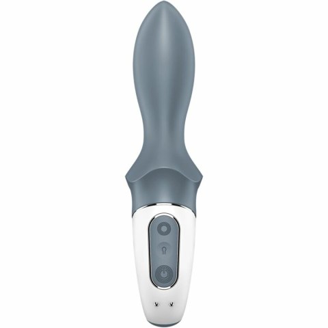 Satisfyer Air Pump Booty 1 Szary - Model nadmuchiwany z 12 trybami wibracji