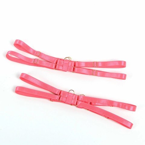 SUBBLIME 955304 Komplet z biustonoszem i naszyjnikiem L/XL fluorescencyjny roż