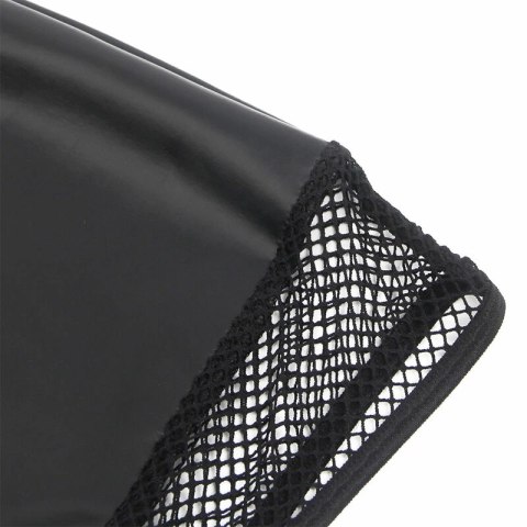 SUBBLIME 955489 Czarna sukienka halter z detalami z siateczki L/XL